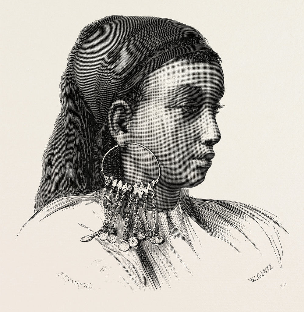 Detail of Abyssinian Slave-girl by Anonymous