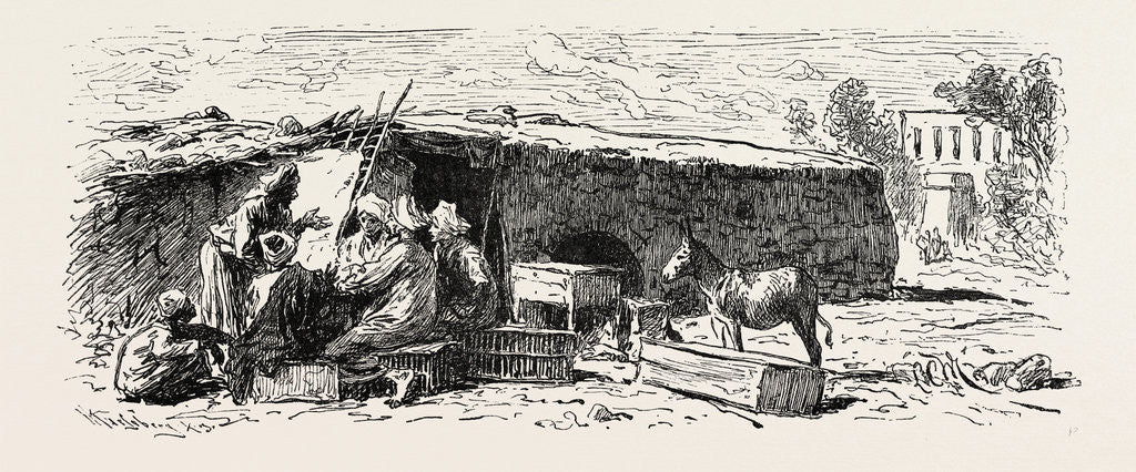 Detail of Flour-dealing at Beni Suet by Anonymous