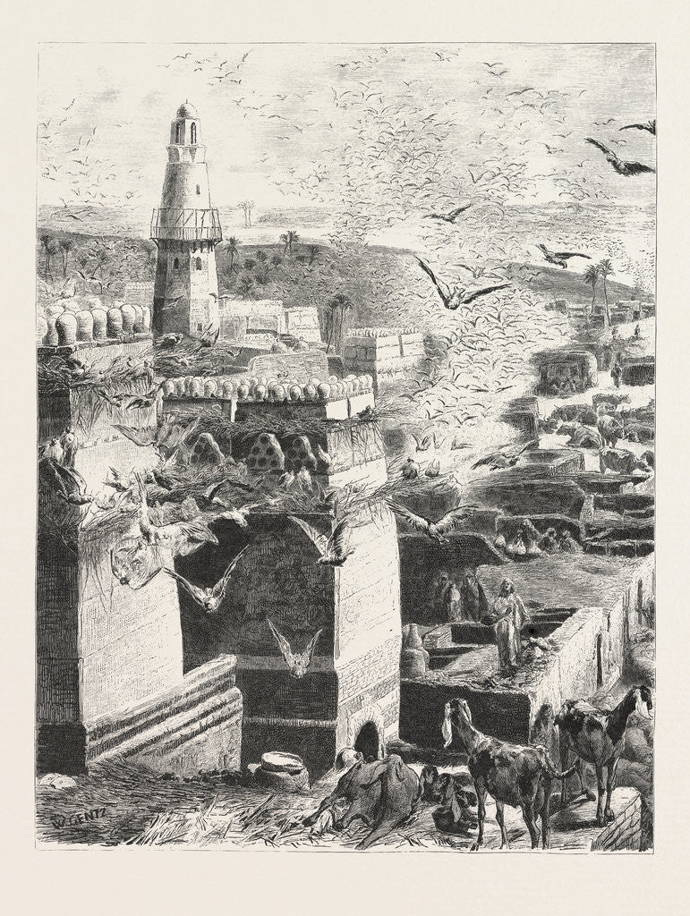 Detail of Village in Upper Egypt by Anonymous