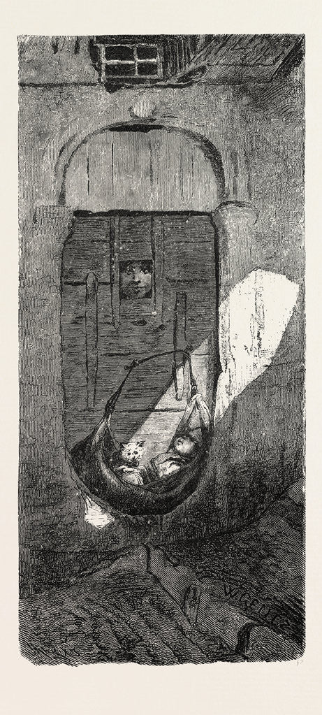 Detail of Fellah Baby and Its Watcher by Anonymous