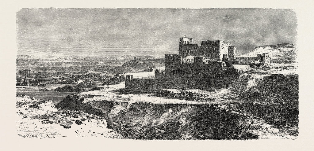 Detail of Deserted Koptic Monastery at Assolian by Anonymous