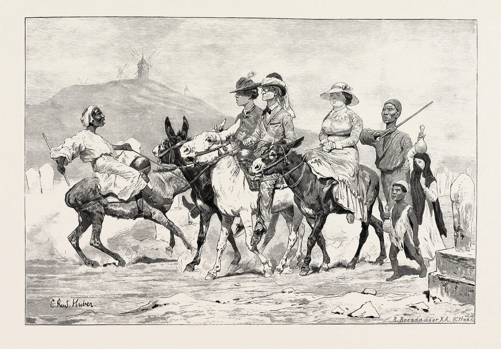 Detail of Tourists by Anonymous