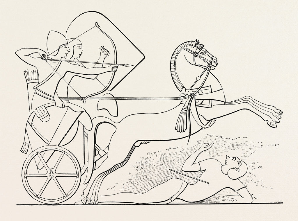 Detail of The Horse in the Heat of Battle by Anonymous