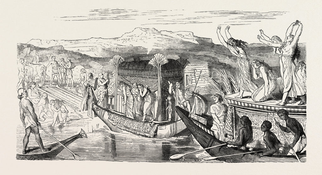 Detail of Voyage To The Nekropolis by Anonymous