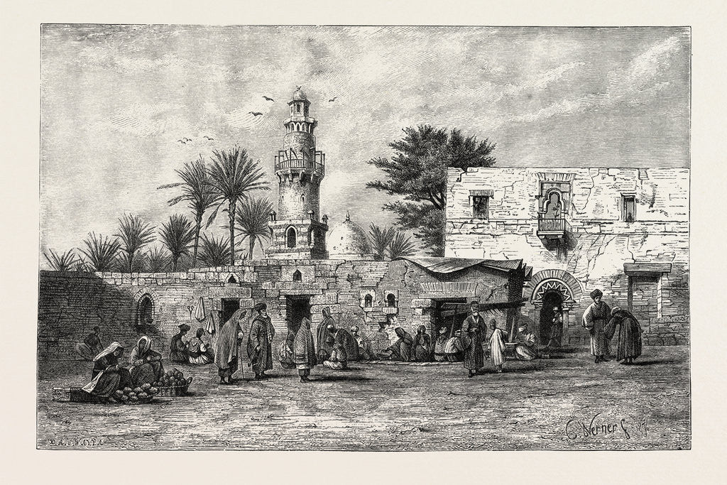 Detail of Market in Esneh by Anonymous