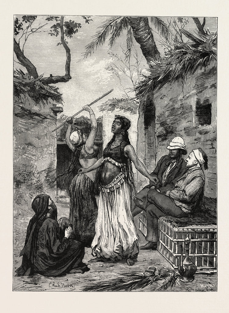 Detail of Village Dancers by Anonymous