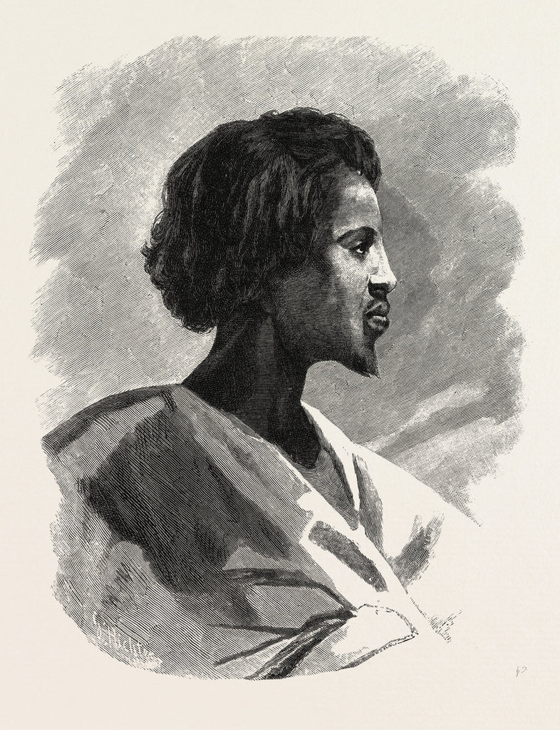 Detail of An Ababdeh Arab by Anonymous