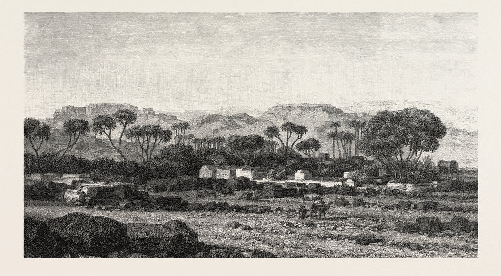 Detail of Village Between Assouan and Philae by Anonymous