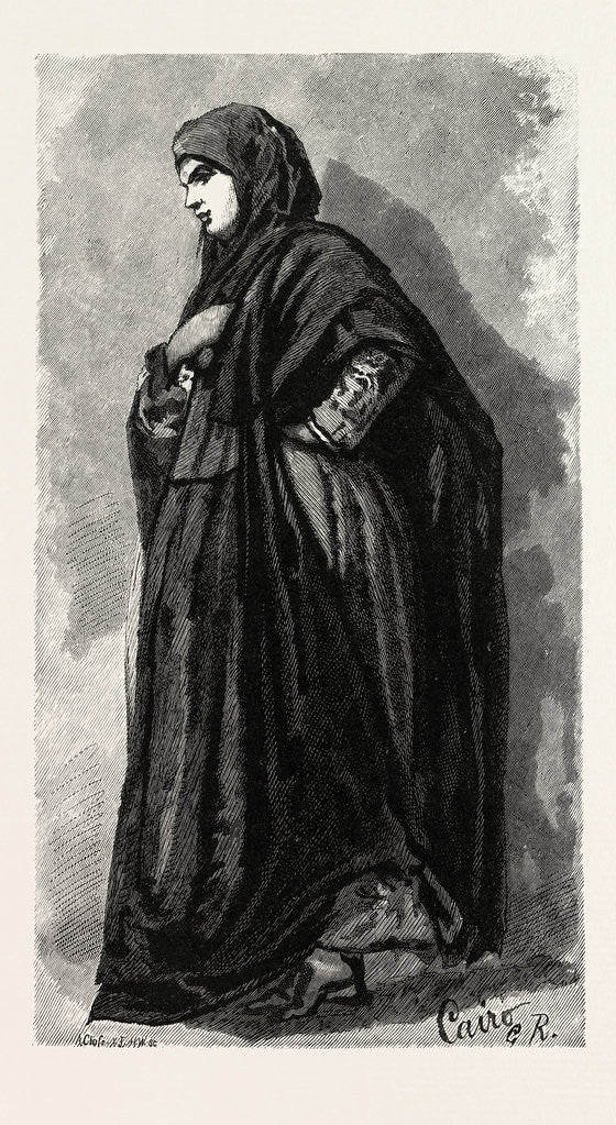 Detail of Koptic Woman Going To Church by Anonymous