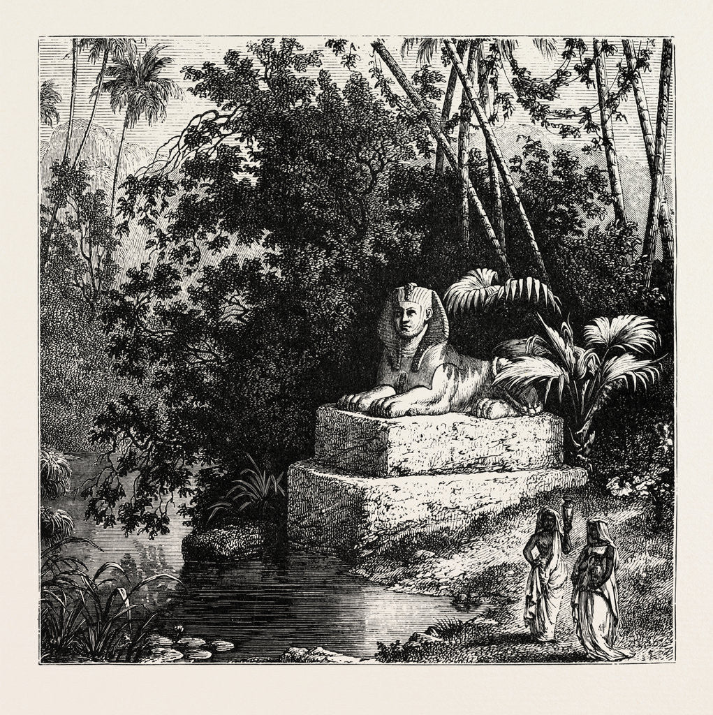 Detail of Egypt, Engraving 1879 by Anonymous