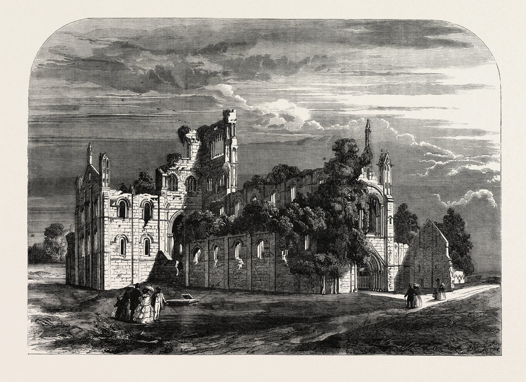 Detail of Queen Victoria's Visit to Leeds, UK: Kirkstall Abbey, 1858 by Anonymous