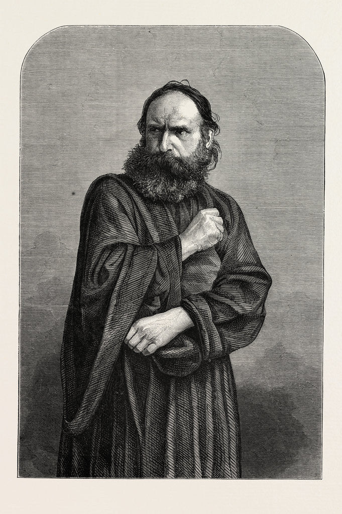 Detail of The Oberammergau Passion Play: George Lechner (Judas), Bavaria, Bayern, Germany, 1870 by Anonymous