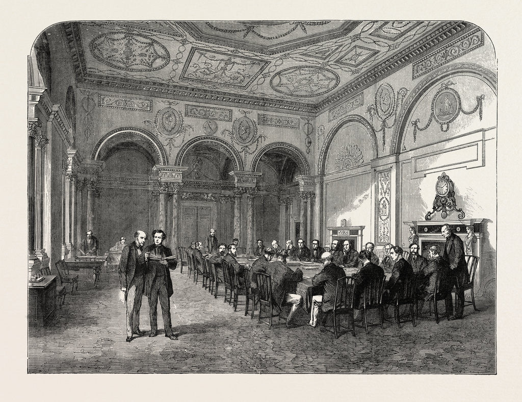 Detail of The Bank of England: The Bank Parlour by Anonymous