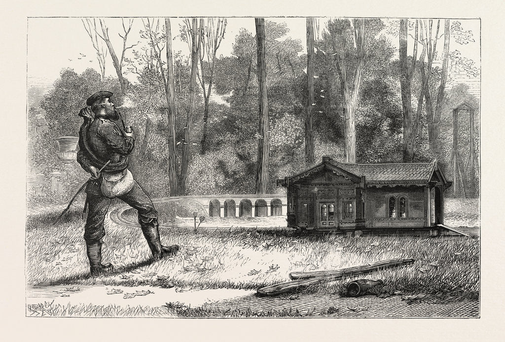 Detail of The German Gulliver in the French Lilliput, 1870 by Anonymous