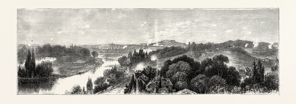 Detail of The Last Sortie from Paris, France, 1870 by Anonymous