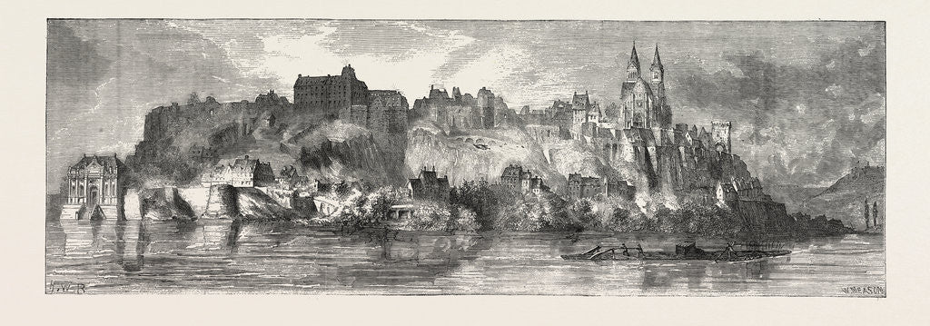 Detail of Alt Breisach, on the Rhine, Germany, 1870 by Anonymous