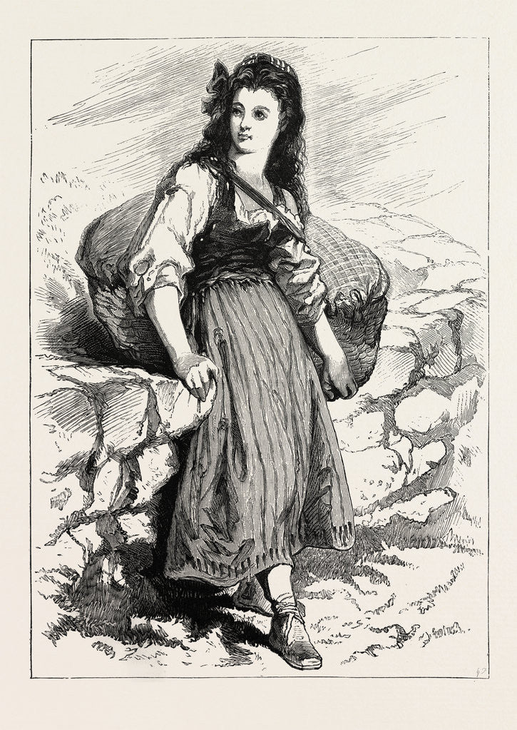 Detail of Marguerite Chauvel (Mm. Erckmann-Chatrian's Histoire D'Un Paysan) by Anonymous