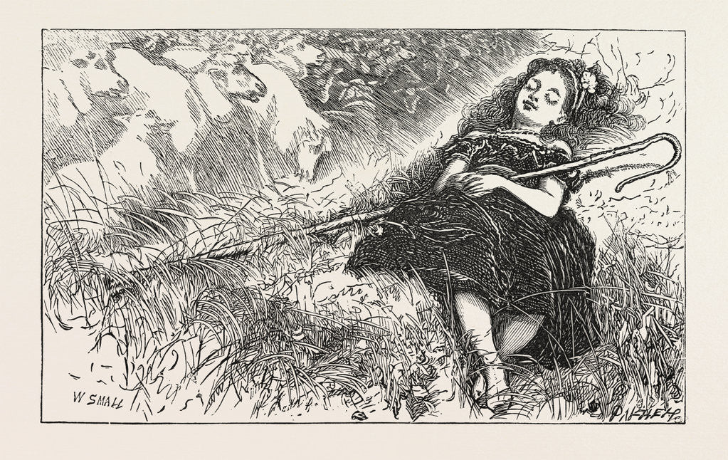 Detail of Little Bo Peep by Anonymous