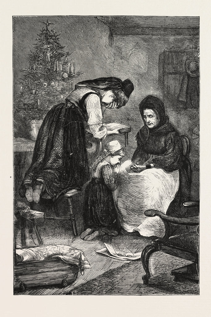 Detail of Prayers for Peace, 1870 by Anonymous