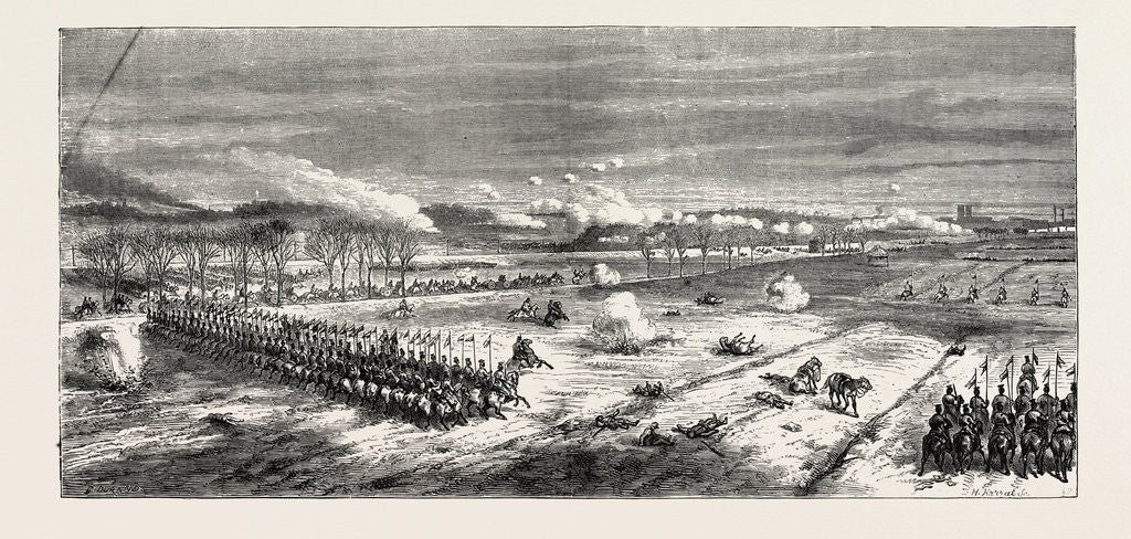 Detail of The Battle of Amiens, France, 1870 by Anonymous