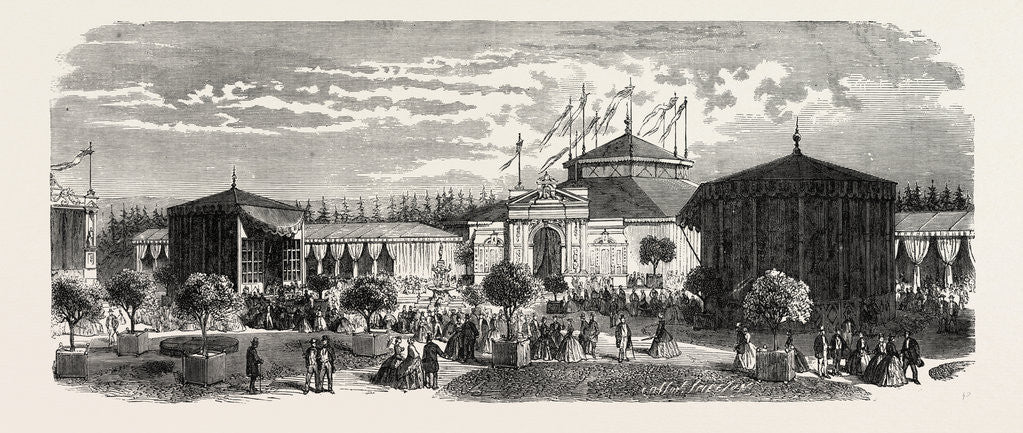Detail of Industrial Exhibition at Chaumont, Haut Marne, France, 1865 by Anonymous