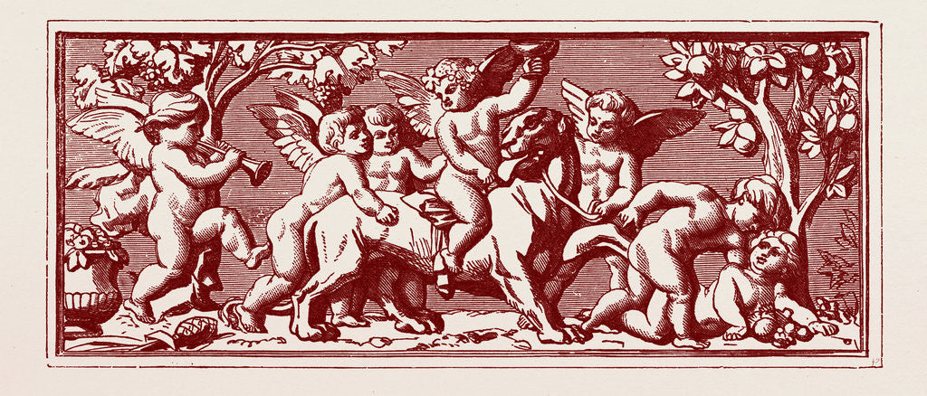 Detail of Freize Round the State Round the State Apartments of Buckingham Palace, UK, 1865: West Wall, No. 6 by Anonymous