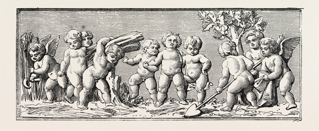 Detail of Freize Round the State Round the State Apartments of Buckingham Palace, UK, 1865: West Wall, No. 5 by Anonymous