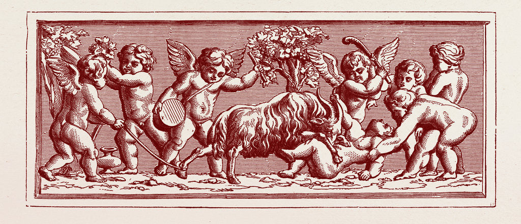 Detail of Freize Round the State Round the State Apartments of Buckingham Palace, UK, 1865: East Wall, No. 3 by Anonymous