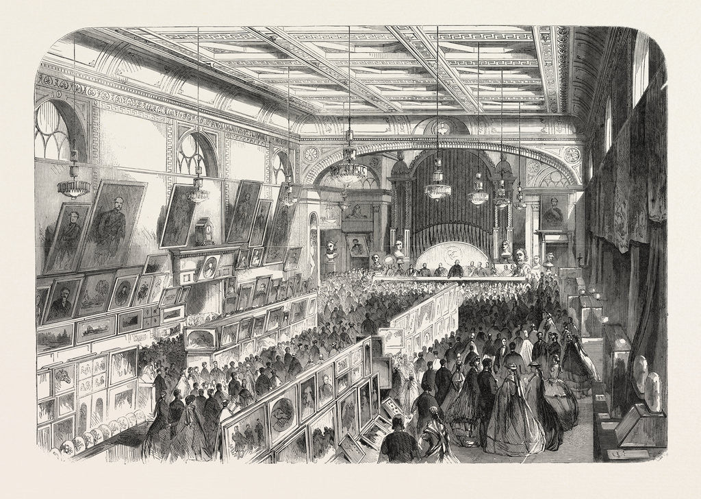 Detail of The Bishop of Oxford Opening the Industrial and Fine-Art Exhibition at Reading, UK, 1865 by Anonymous