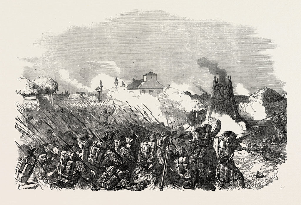 Detail of The Battle of Citate, 1854 by Anonymous