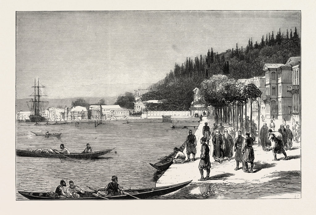 Detail of Buyukdere, Where the Porte Declines to Allow the Russian Troops to Embark by Anonymous