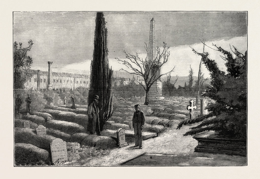 Detail of In the British Crimean Cemetery, Scutari, Crimea by Anonymous