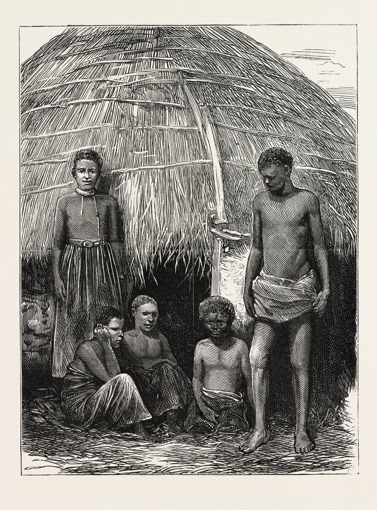 Detail of Kaffir Boys, Cape Colony, South Africa by Anonymous
