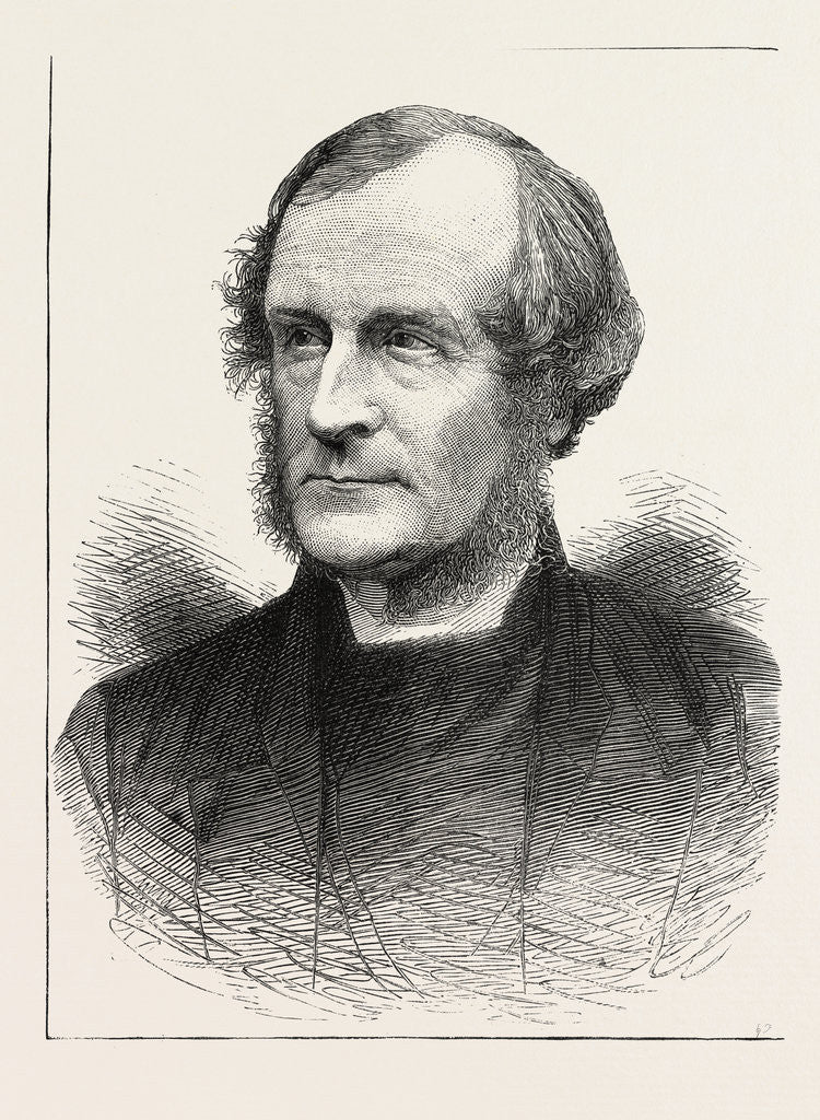 Detail of The Right Rev. George Augustus Selwyn, Bishop of Lichfield by Anonymous