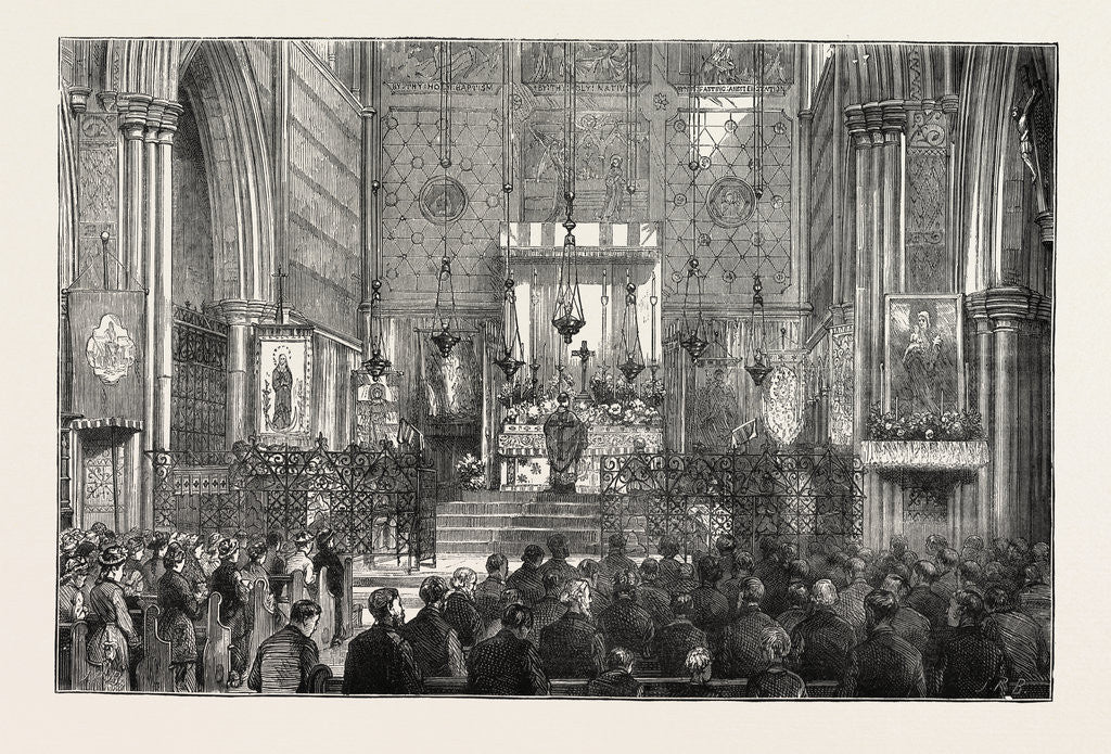 Detail of Eastertide in the Church of St. Albans, Holborn, London by Anonymous