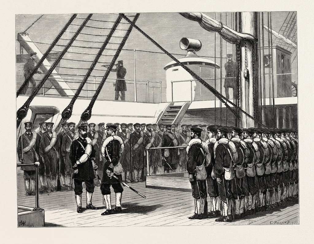 Detail of Waiting for Diplomacy, Maritime, Vessel, on Board by Anonymous