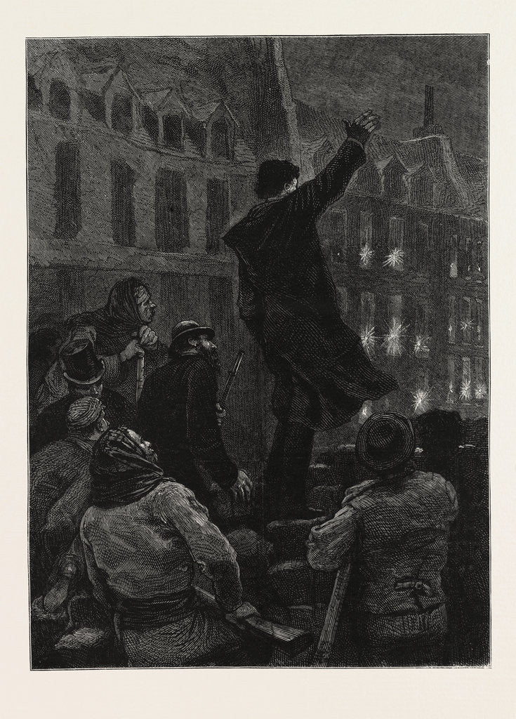 Detail of What Happened During the Night, the Petit Carreau, History of Crime, Victor Hugo by Anonymous