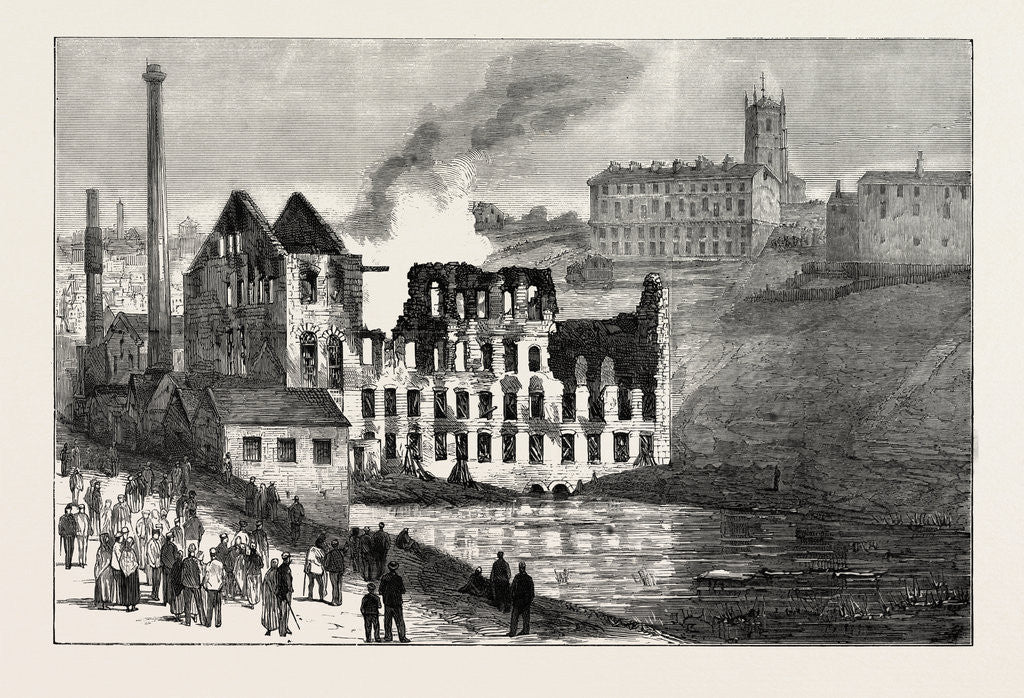 Detail of Ruins of Paghouse Mill, Haslingden, Near Blackburn by Anonymous