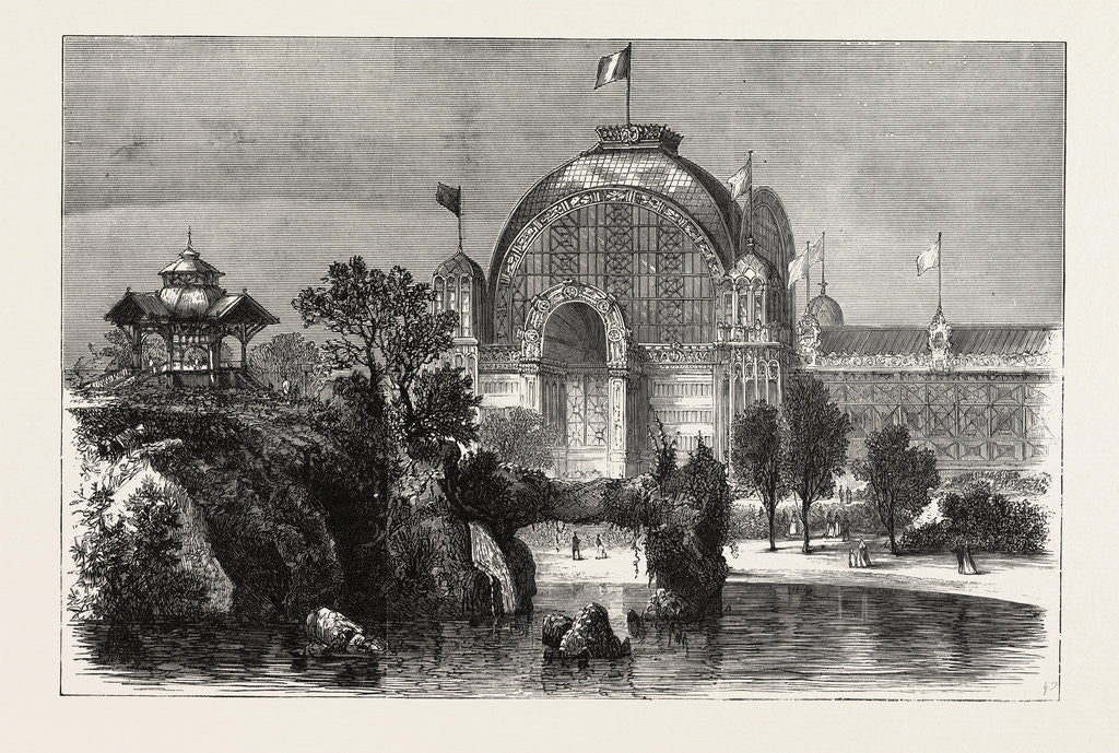 Detail of A Sketch in the Park, the Paris Exhibition, France by Anonymous