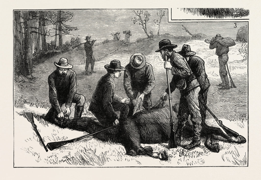 Detail of The War with the Sioux Indians by Anonymous