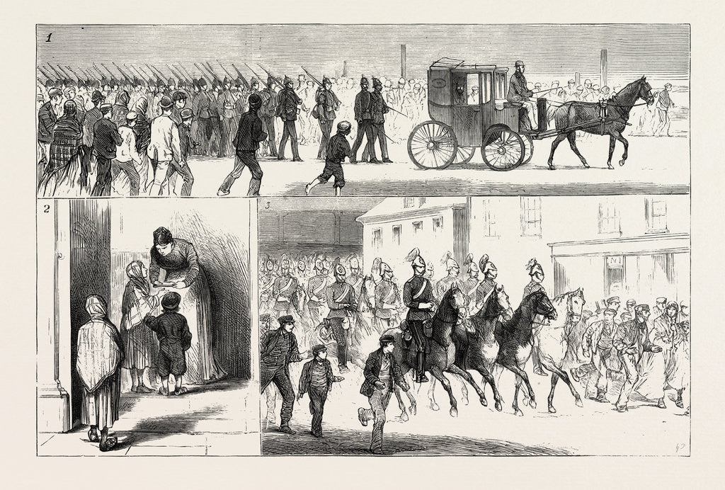 Detail of Cotton Riots in Lancashire by Anonymous