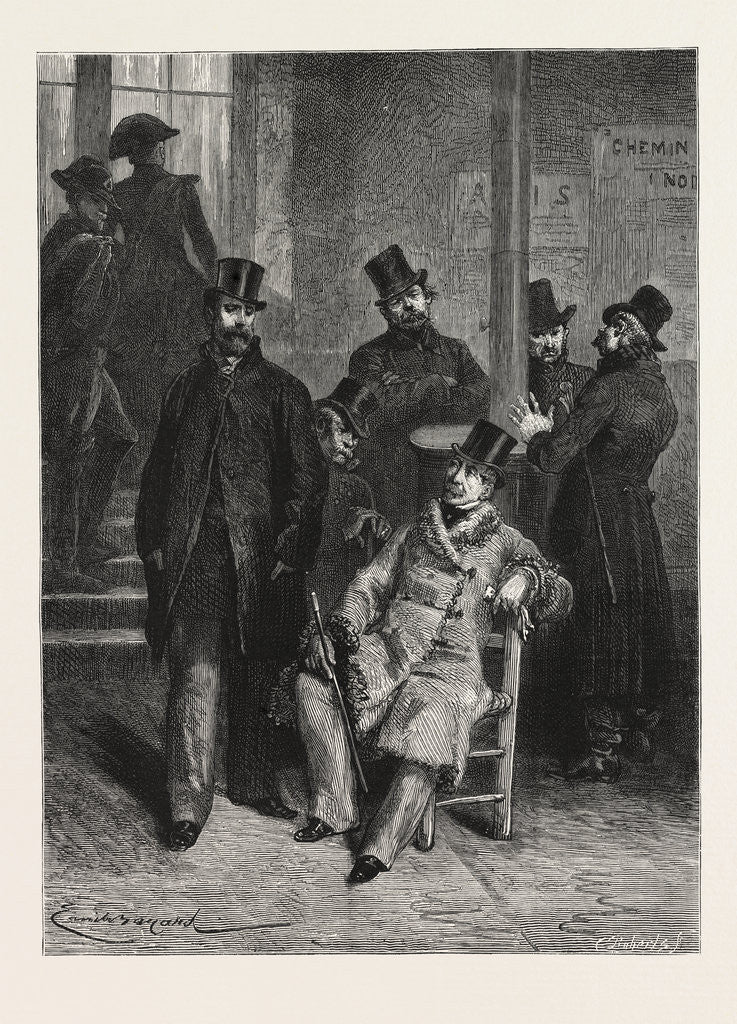 Detail of The Police Arrested the Police, History of a Crime, Victor Hugo by Anonymous