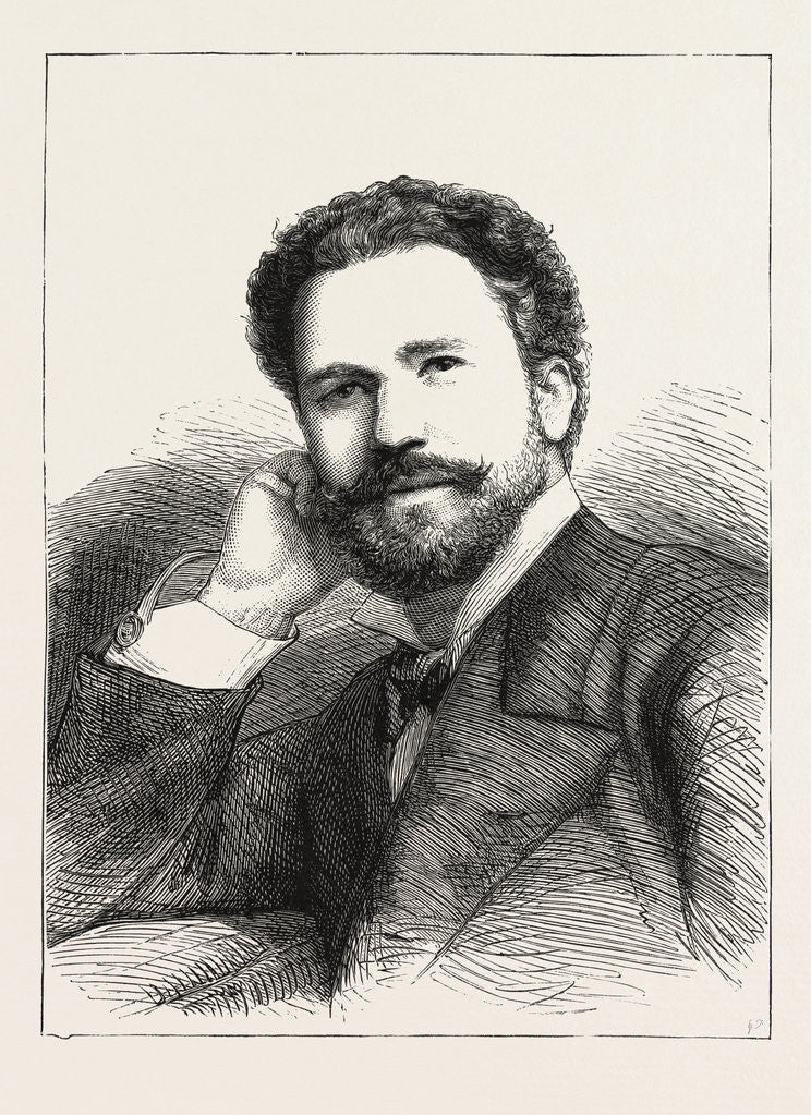 Detail of Signor Julian Gayarre, of the Royal Italian Opera by Anonymous