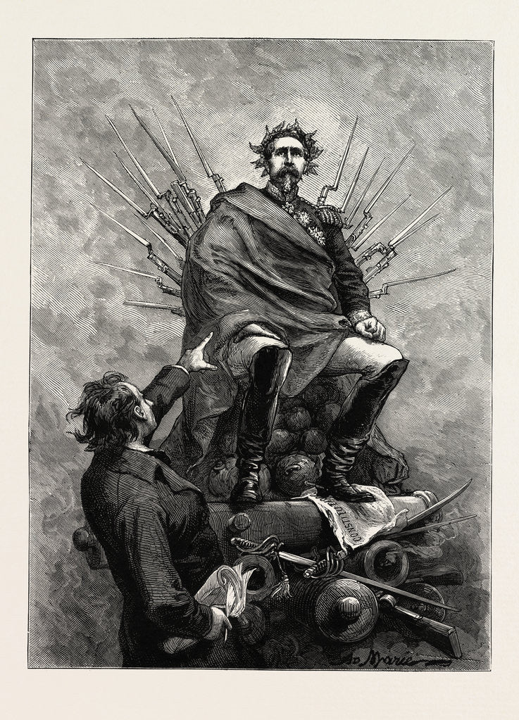 Detail of Bonaparte Victorious by Anonymous