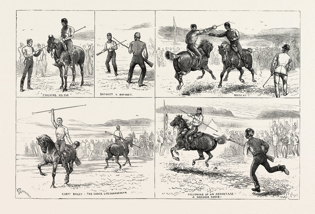 Detail of Military Sports at Aldershot by Anonymous