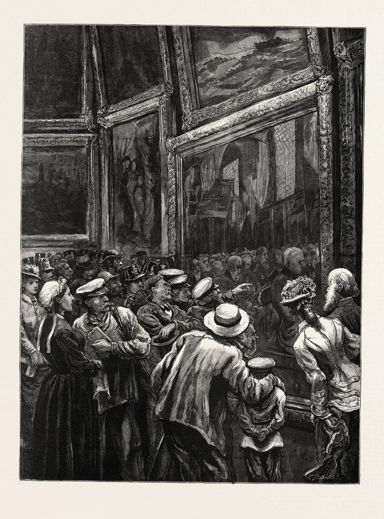 Detail of The Paris Exhibition, a Sketch in the English Fine Art Court, France by Anonymous