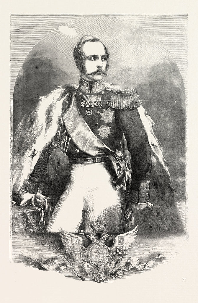 Detail of His Imperial Majesty, Alexander II., Emperor of Russia, Crowned at Moscow, September 7, 1856 by Anonymous