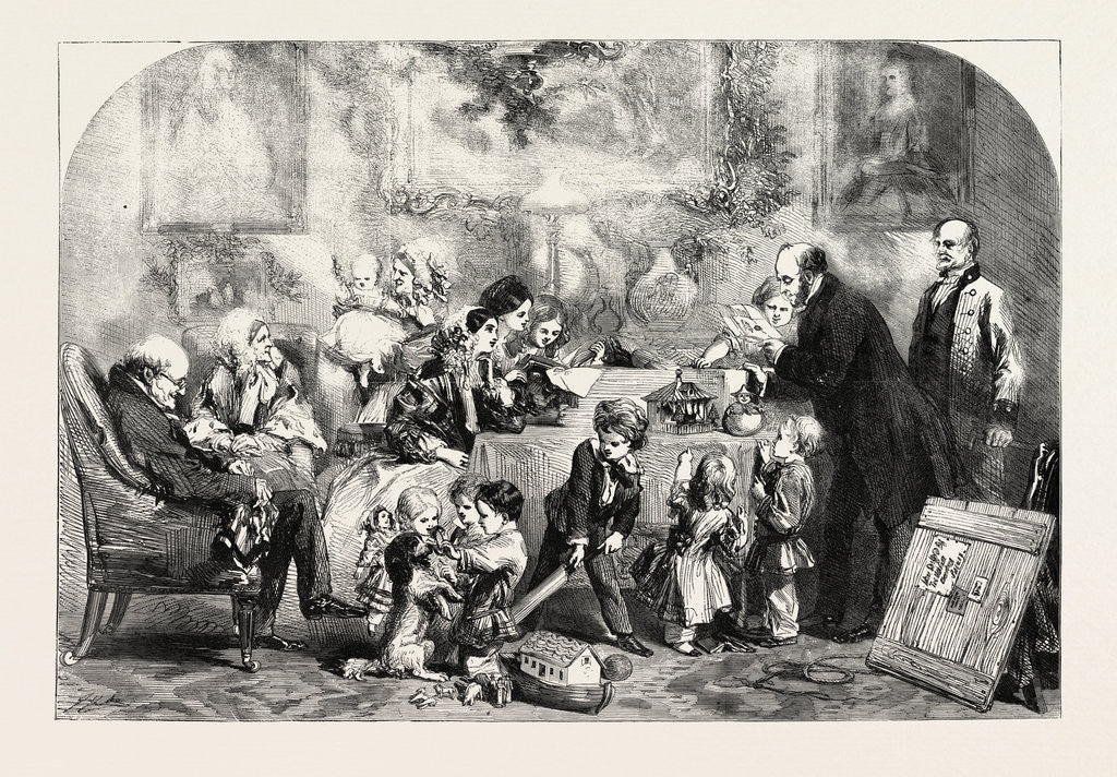 Detail of Uncle William's Christmas Presents, 1856 by Anonymous