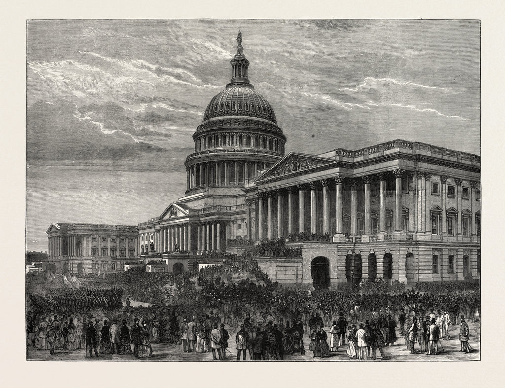 Detail of The Second Inauguration of General Grant As President of the United States, in Washington, 1873 by Anonymous