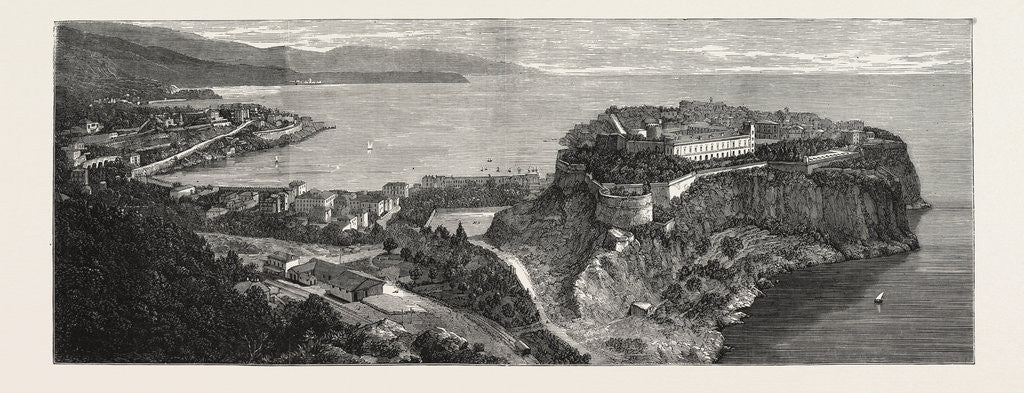 Detail of The Principality of Monaco, the Last European Refuge of Rouge Et Noir, 1873 by Anonymous